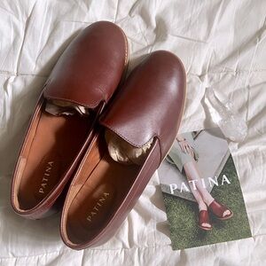 Portland Leather Rounded Loafer Cognac Size 10